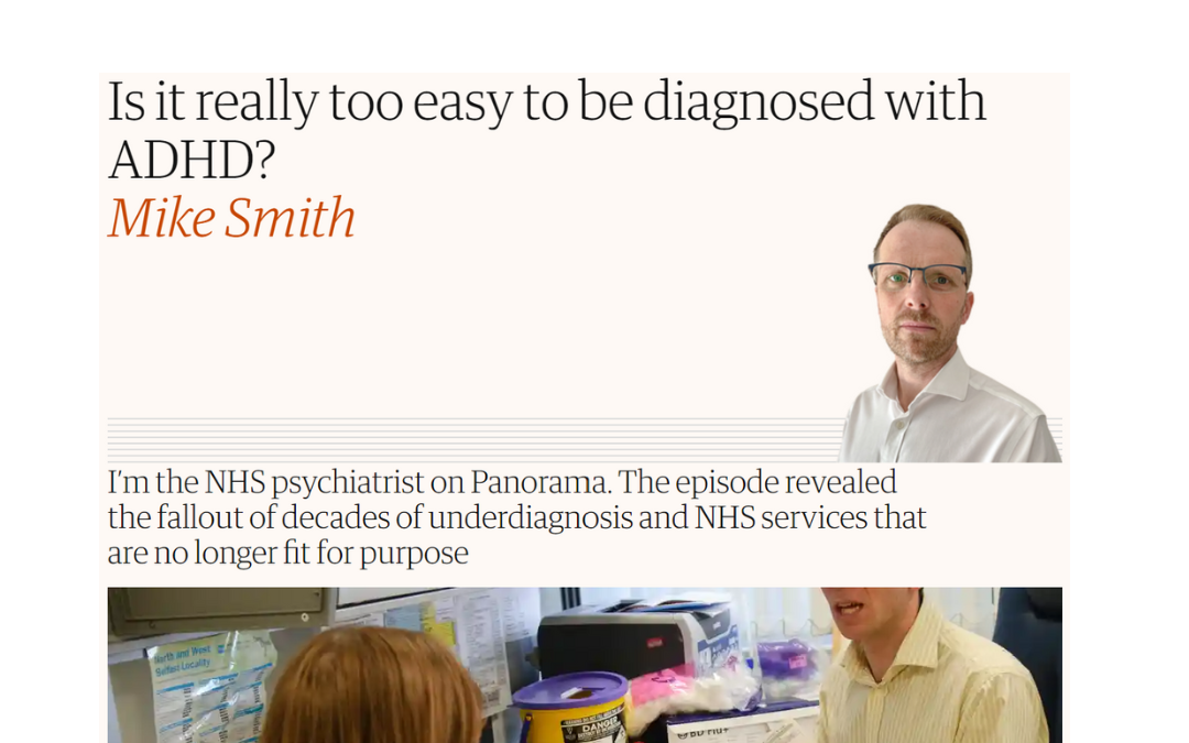 The Guardian: Is it really too easy to be diagnosed with ADHD? 