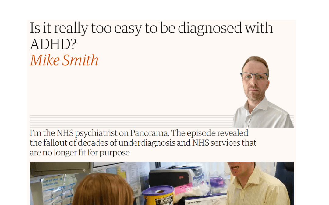 The Guardian: Is it really too easy to be diagnosed with ADHD?