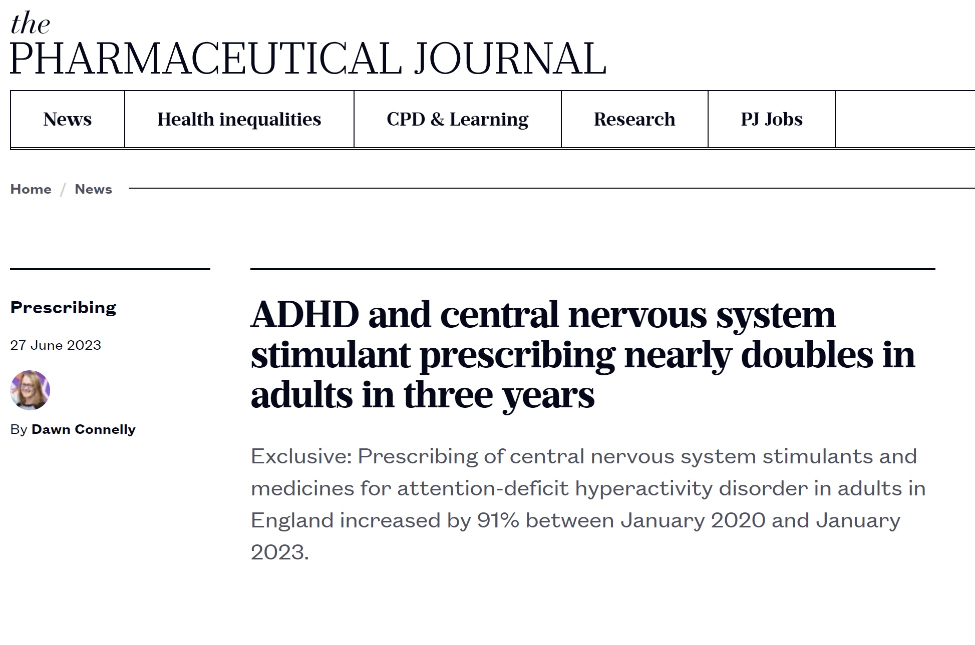 <br />
i News: “ADHD diagnosis: thousands 