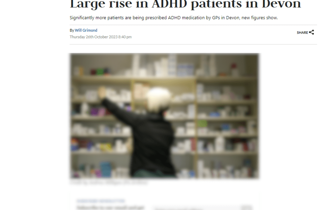 Dartmouth Today: Large rise in ADHD patients in Devon