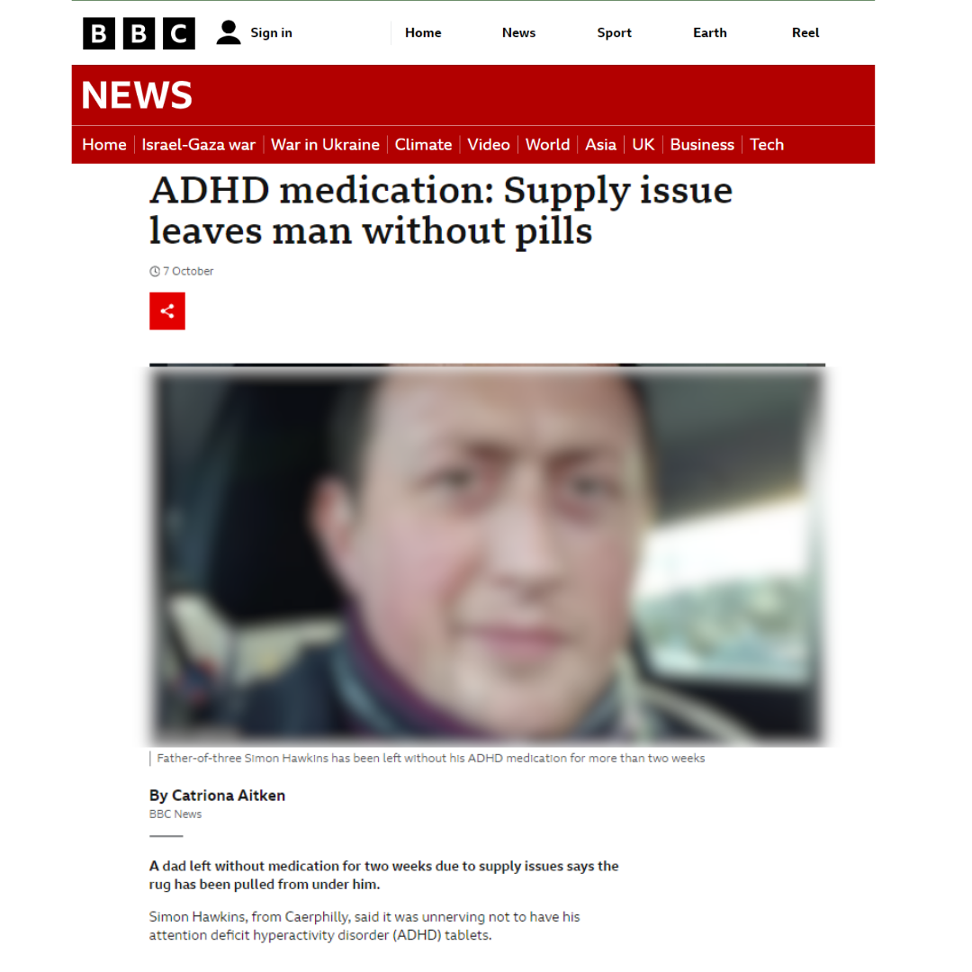 Doctors in England told not to start new patients on ADHD drugs due to shortage