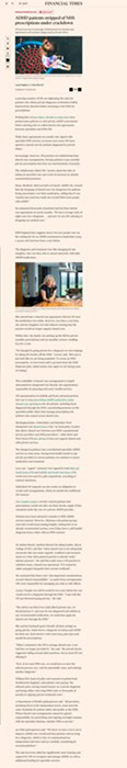 Financial Times Blurred image of article