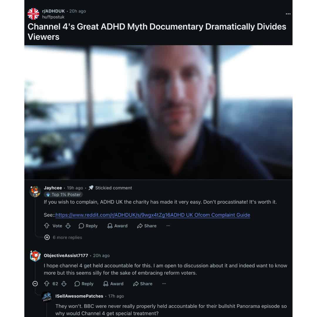 Channel 4's The Great ADHD Myth? Documentary Dramatically Divides Viewers
