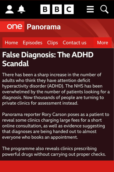 Original Title: False Diagnosis: The ADHD Scandal